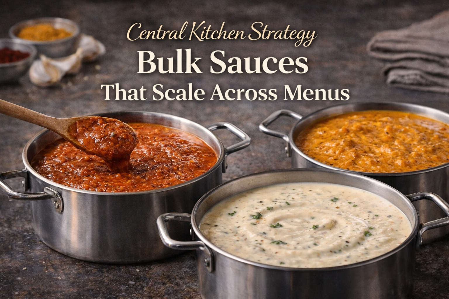 Central Kitchen Bulk Sauces